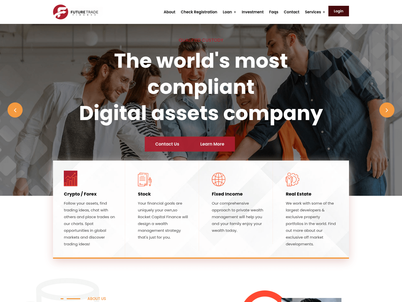 Screenshot of futuretradefinancee.com