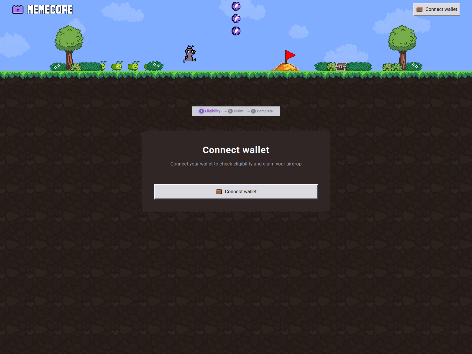 Screenshot of memecores.xyz