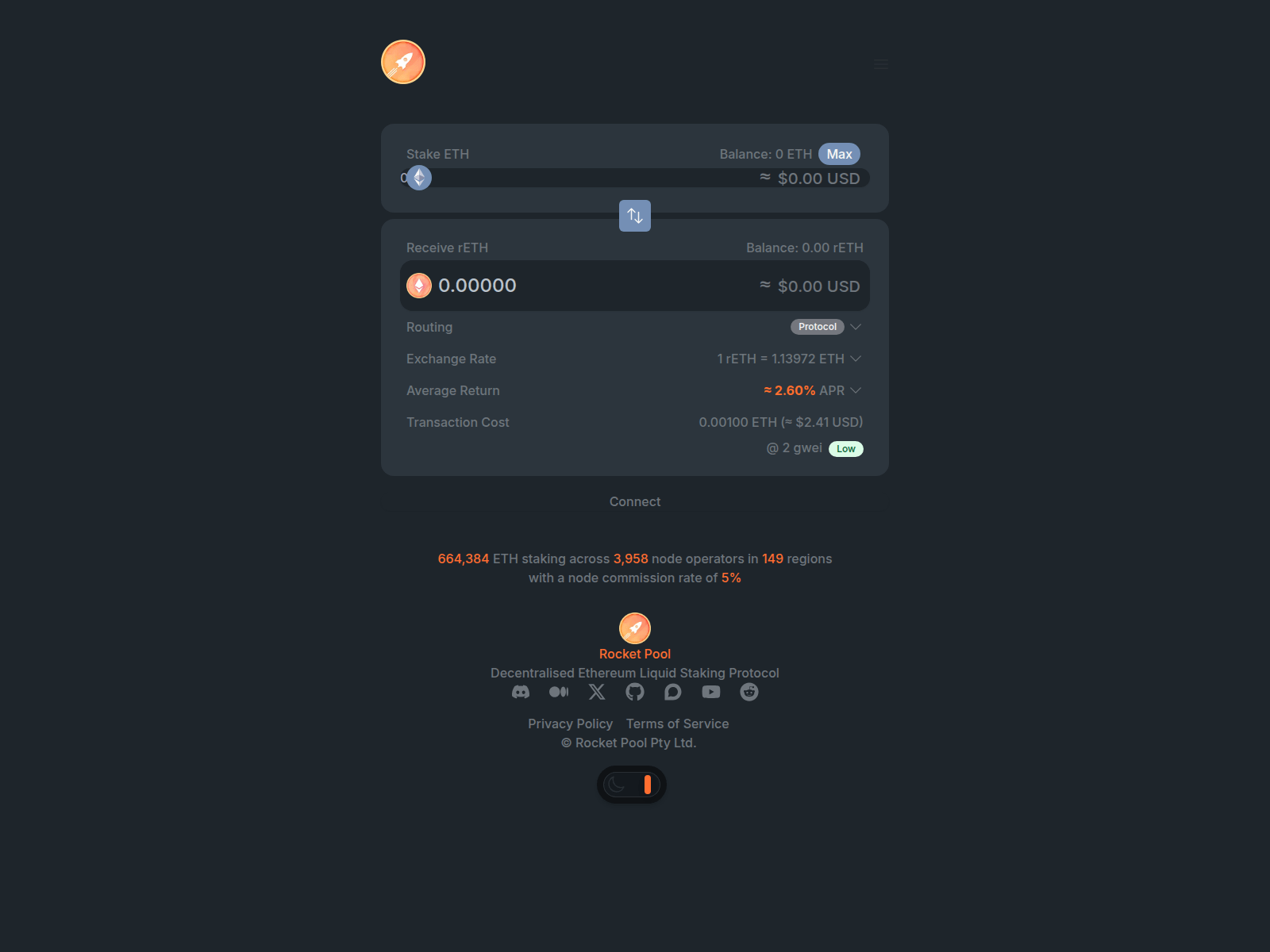 Forensic screenshot of dev.stake-rocketpooi.net