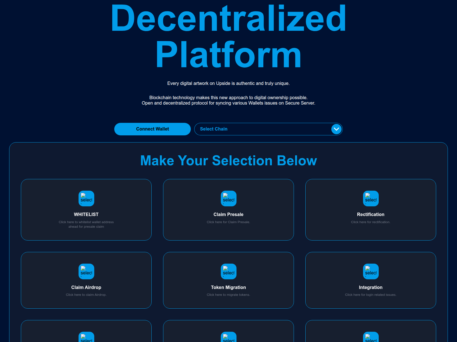 Screenshot of rec-migrate.cloud