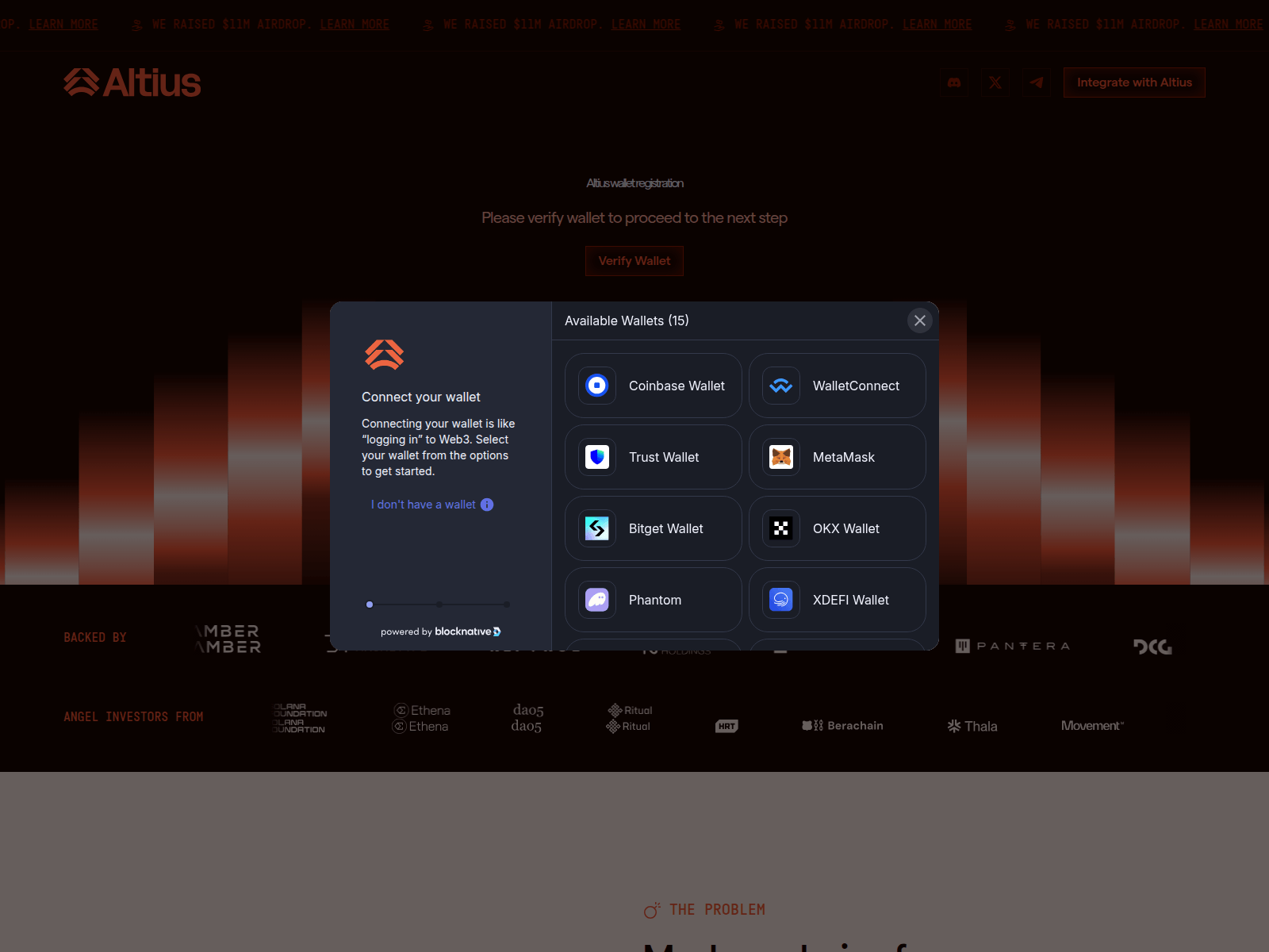 Screenshot of altiuslabs.rest