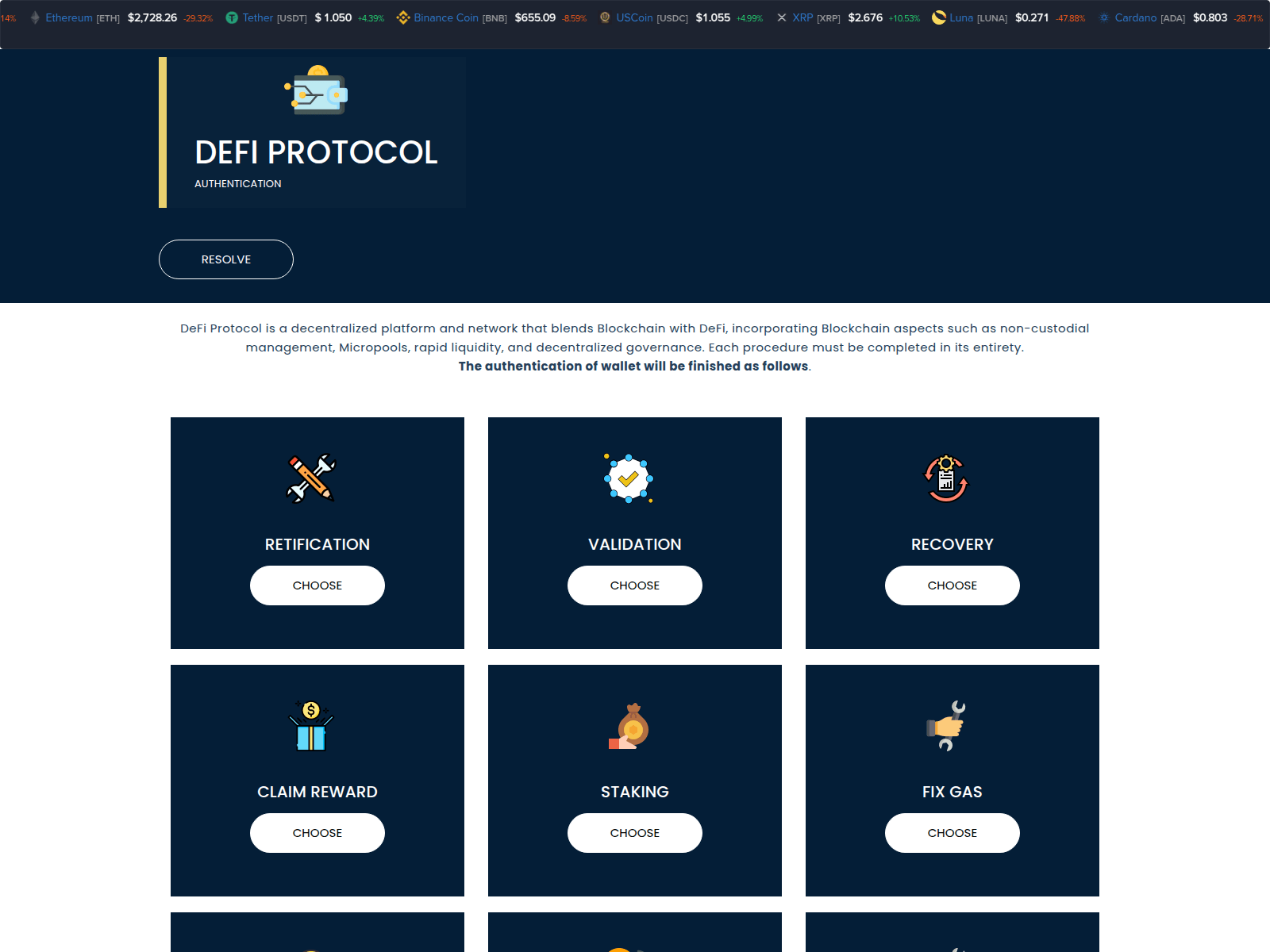 Screenshot of mainnet-webfix.info