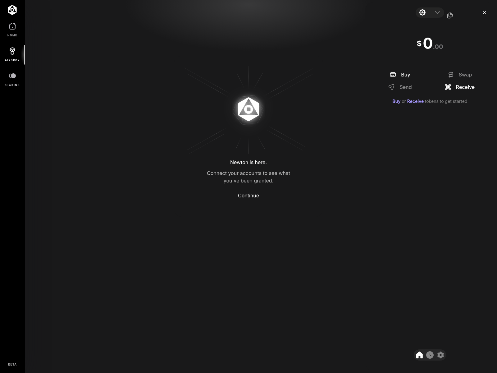 Screenshot of newfon.run