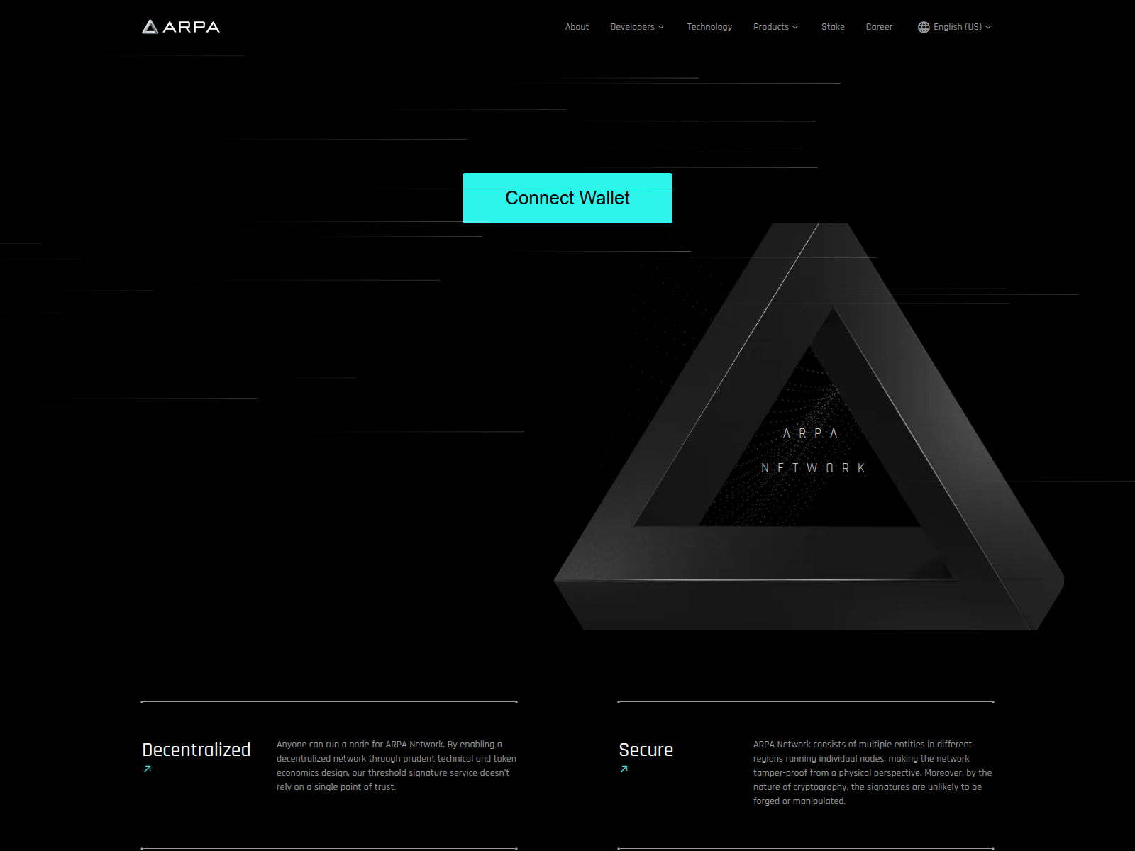 Screenshot of arpanetwork-register.xyz
