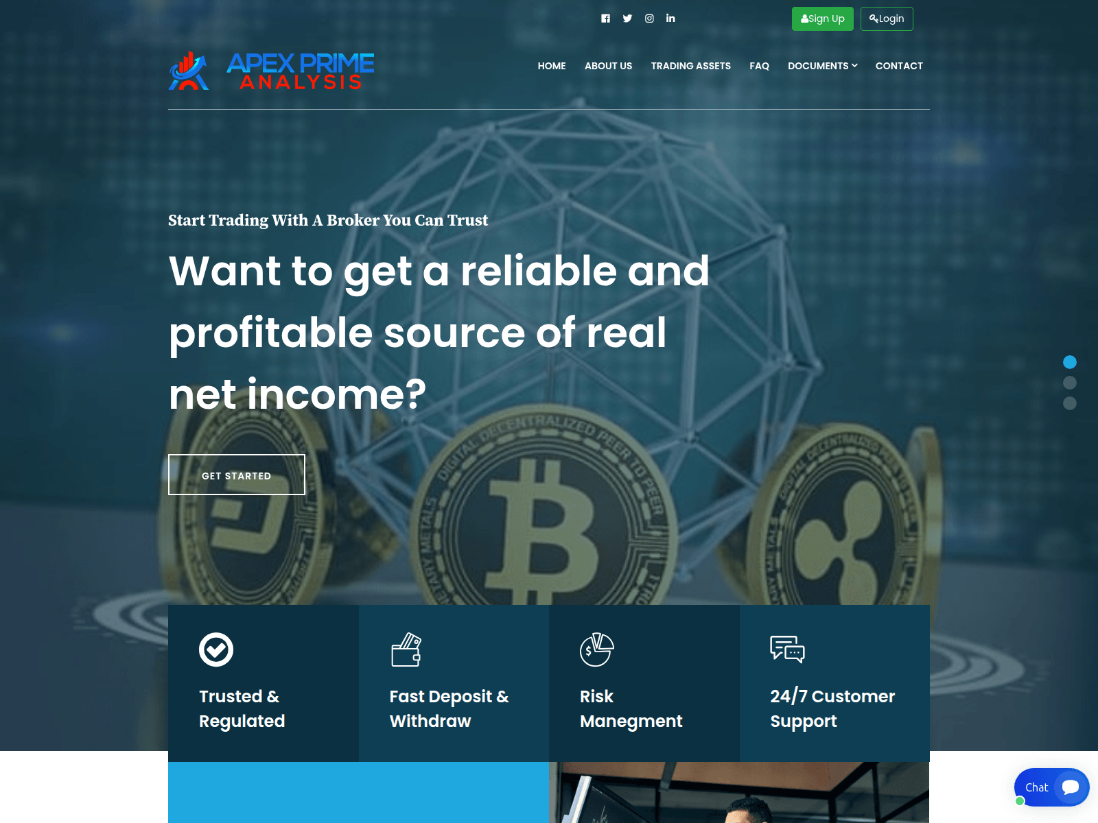 Screenshot of apexprimesanalysis.com