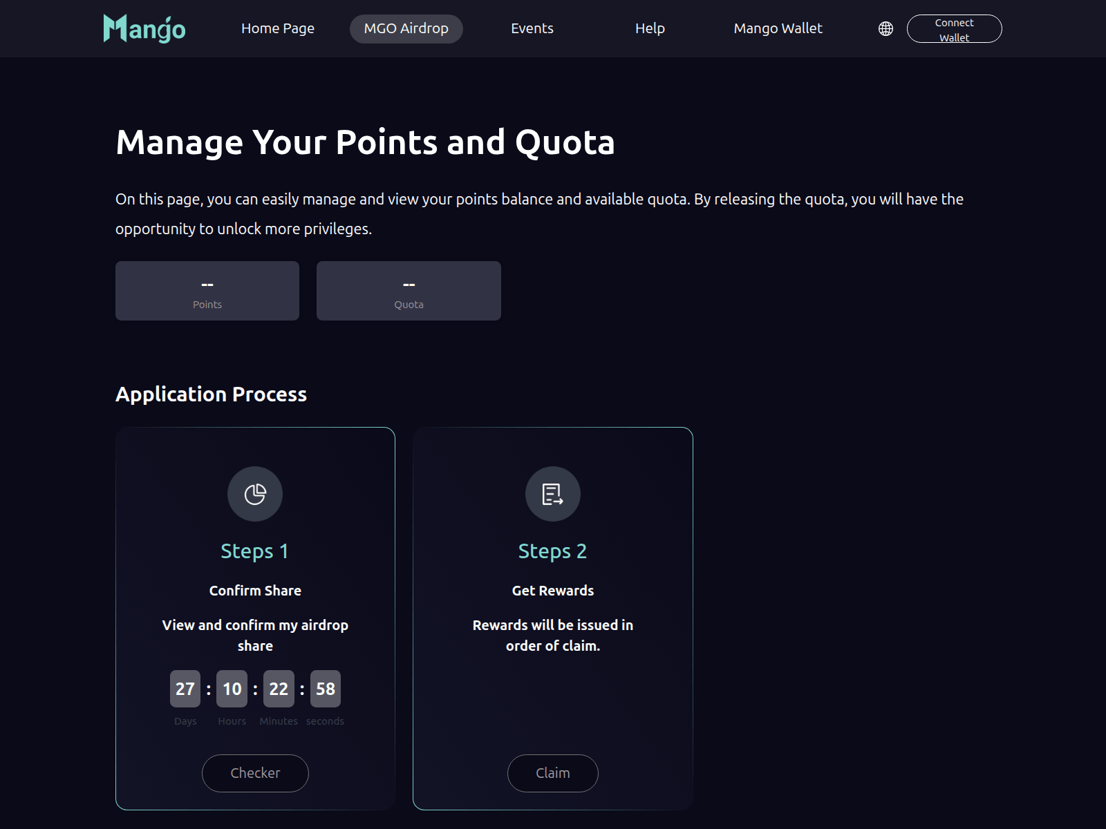Screenshot of checker.mangonetw.xyz
