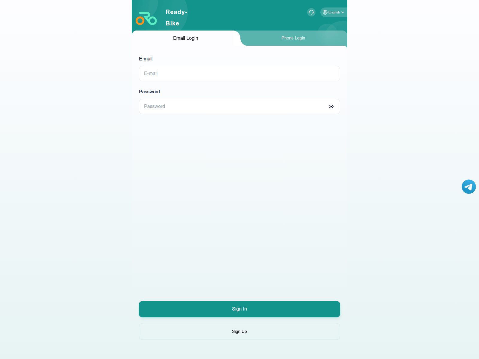Screenshot of ready-bike.com