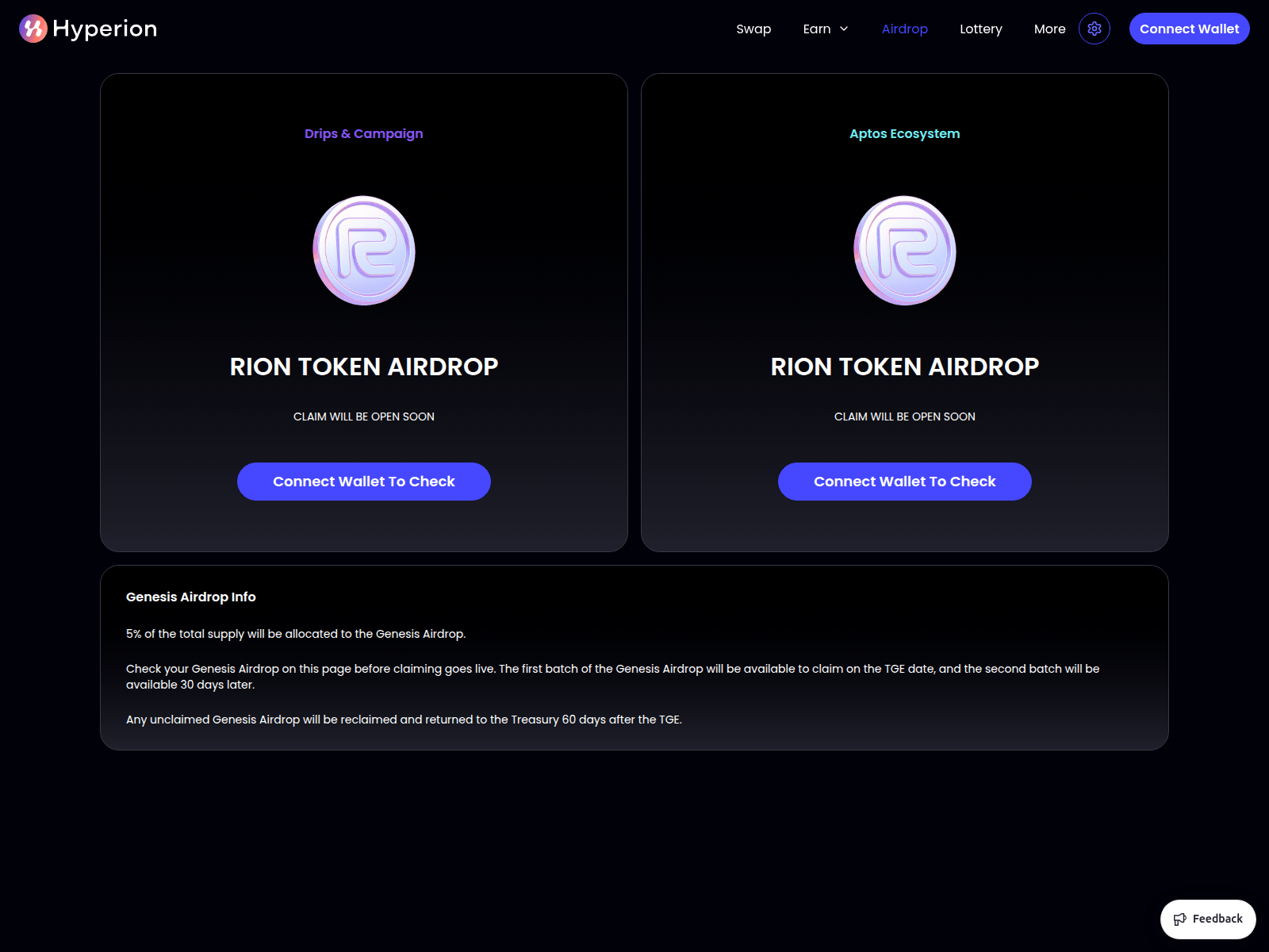 Screenshot of hyperions.network