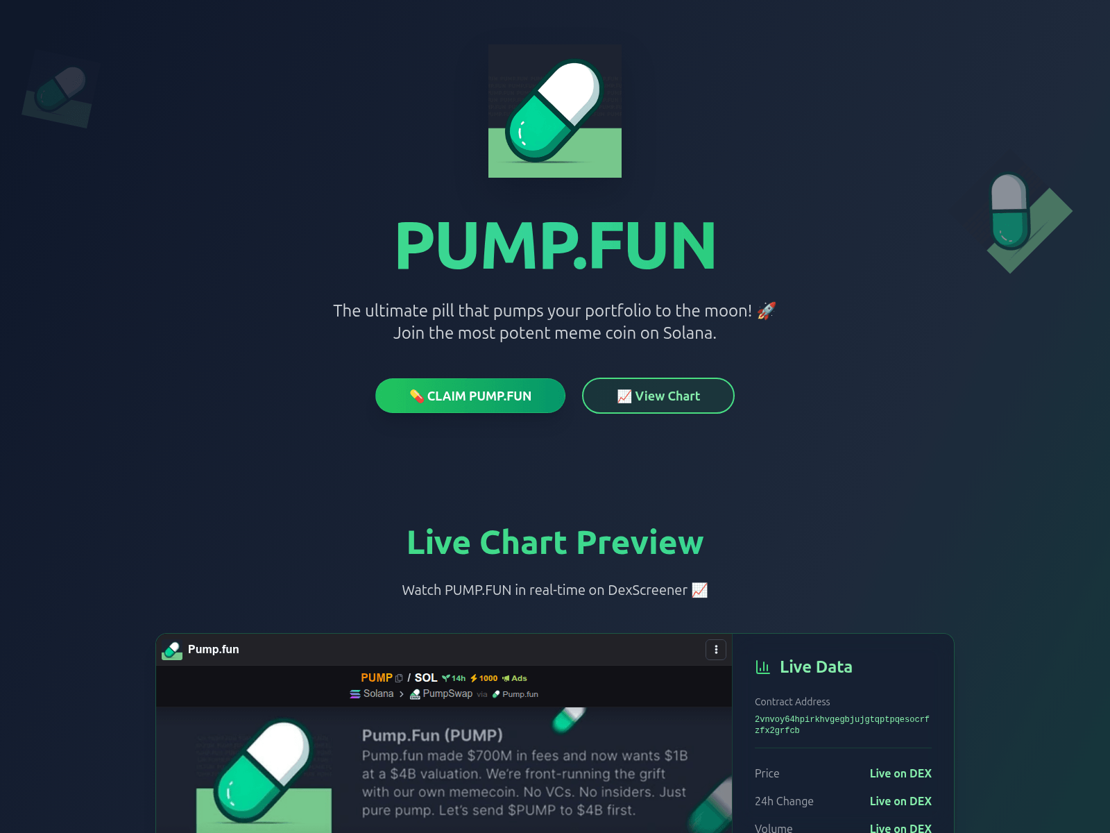 Screenshot of pumpswaps.fun