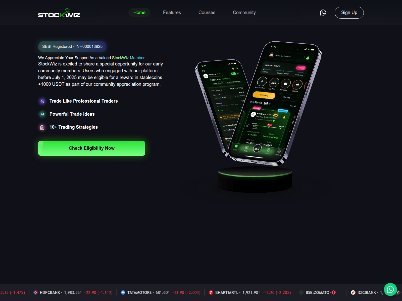 Screenshot of access-stockwiz.icu
