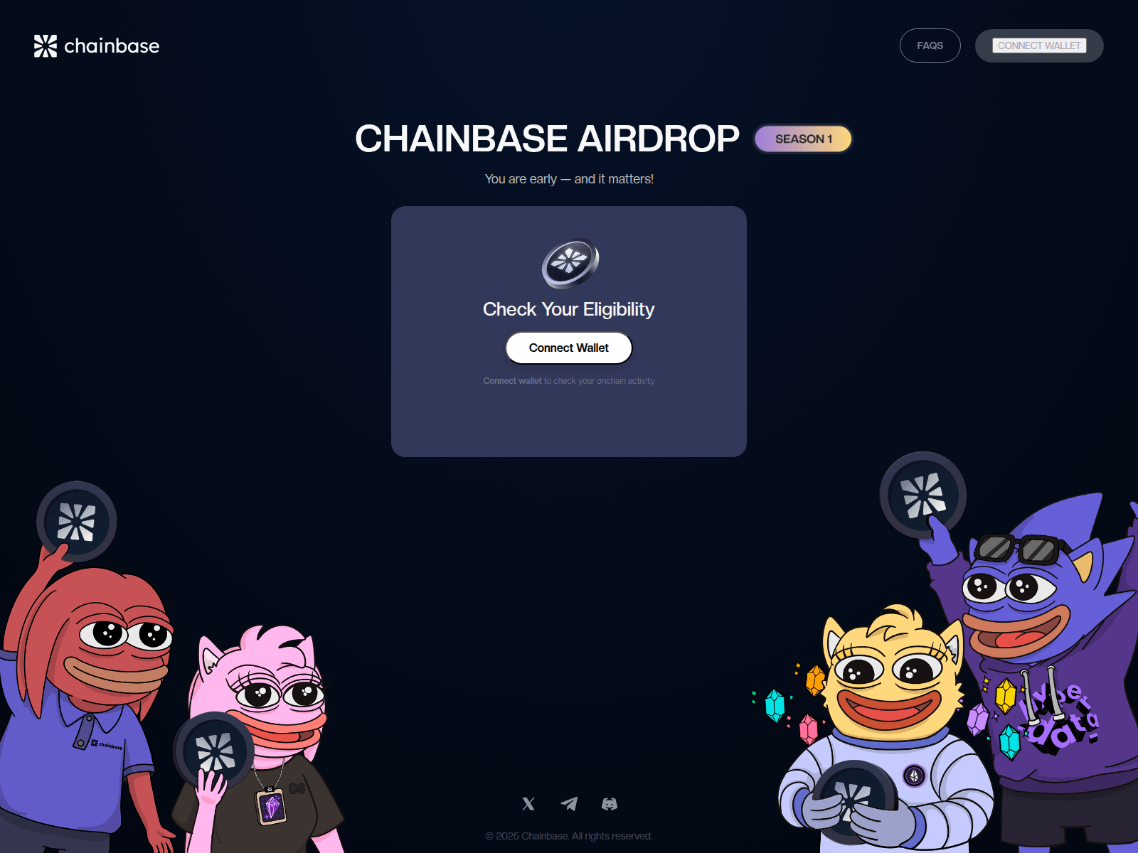 Screenshot of claim-chainbase.online