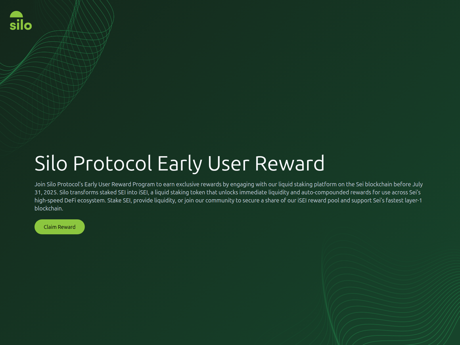 Screenshot of silostakingreward.live