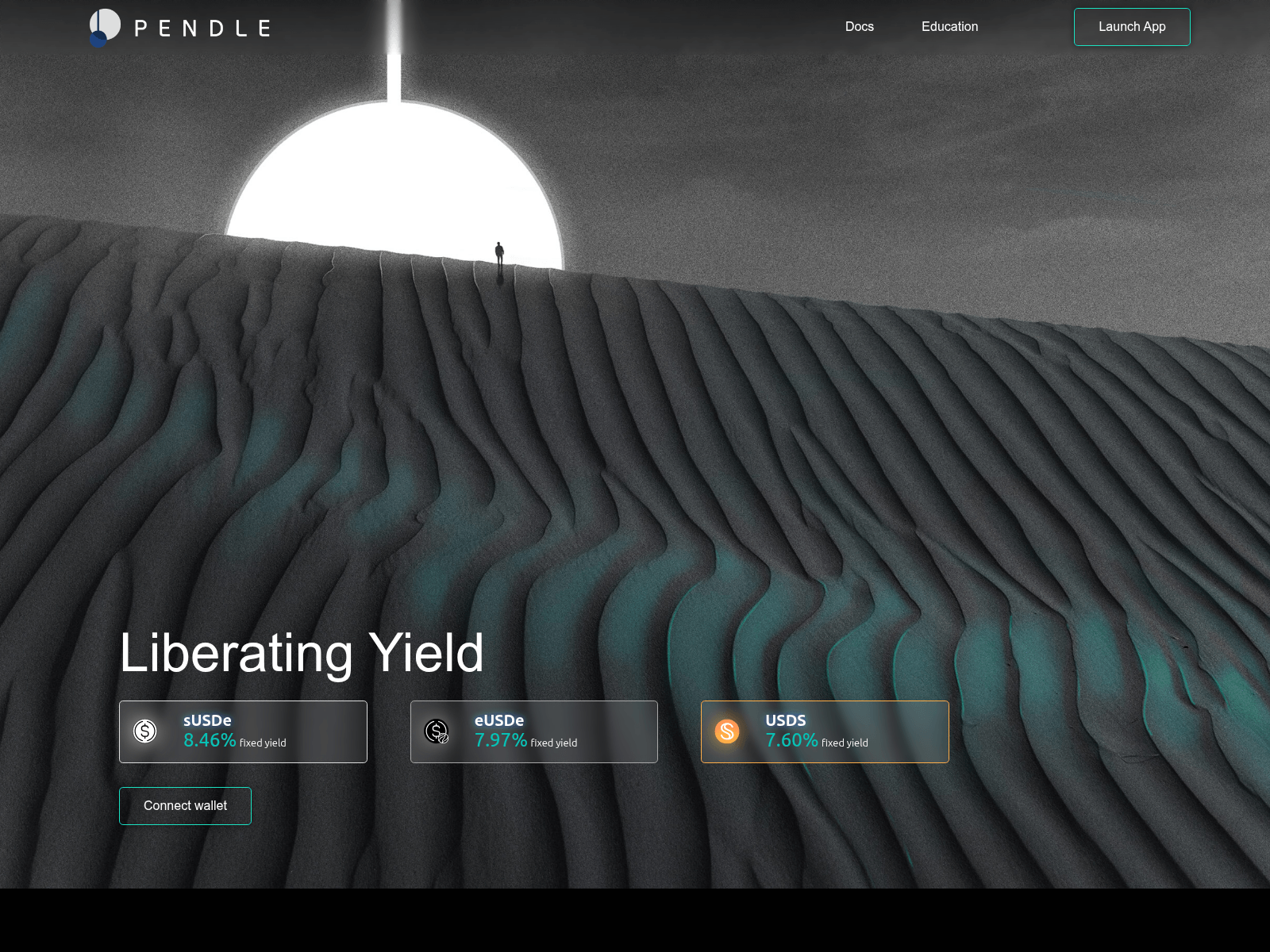 Screenshot of peudlle.finance