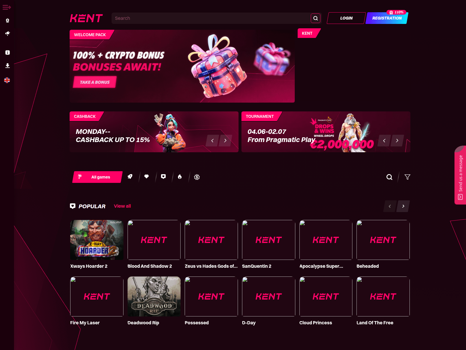Screenshot of kentcasino480.com