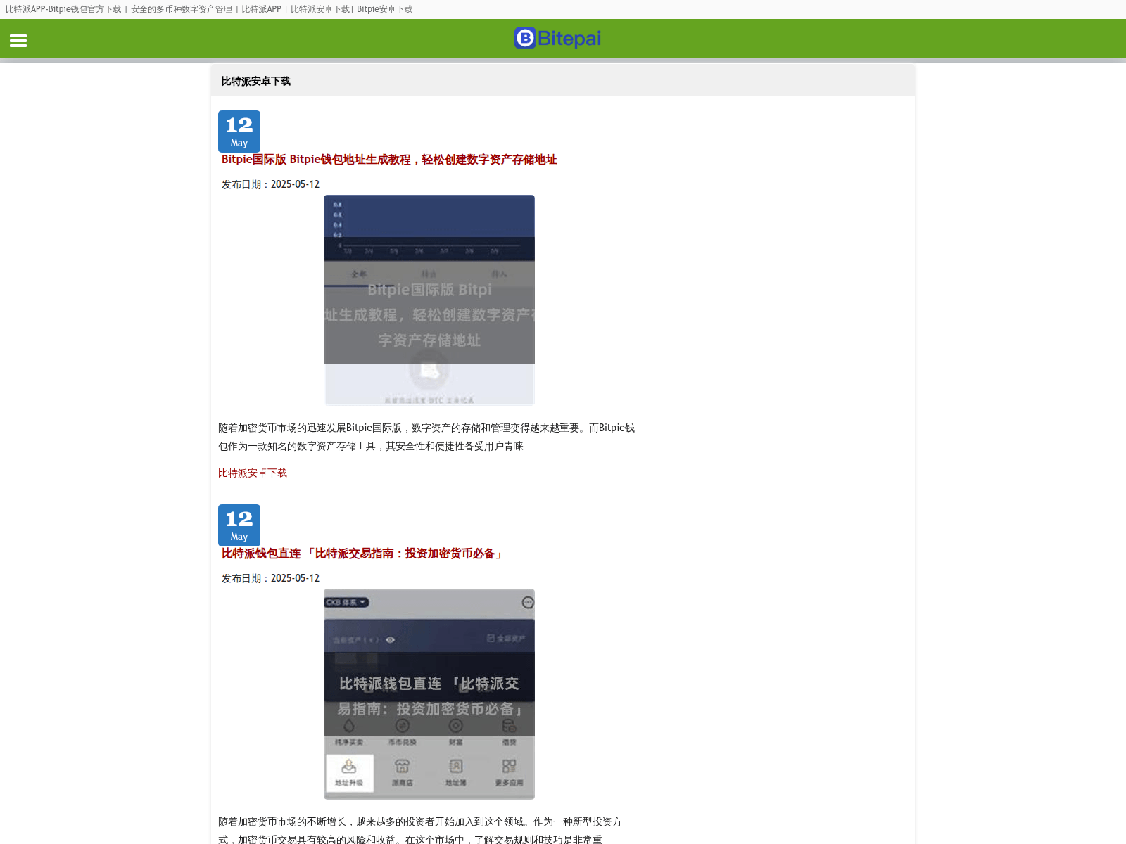 Screenshot of bitpielg.com