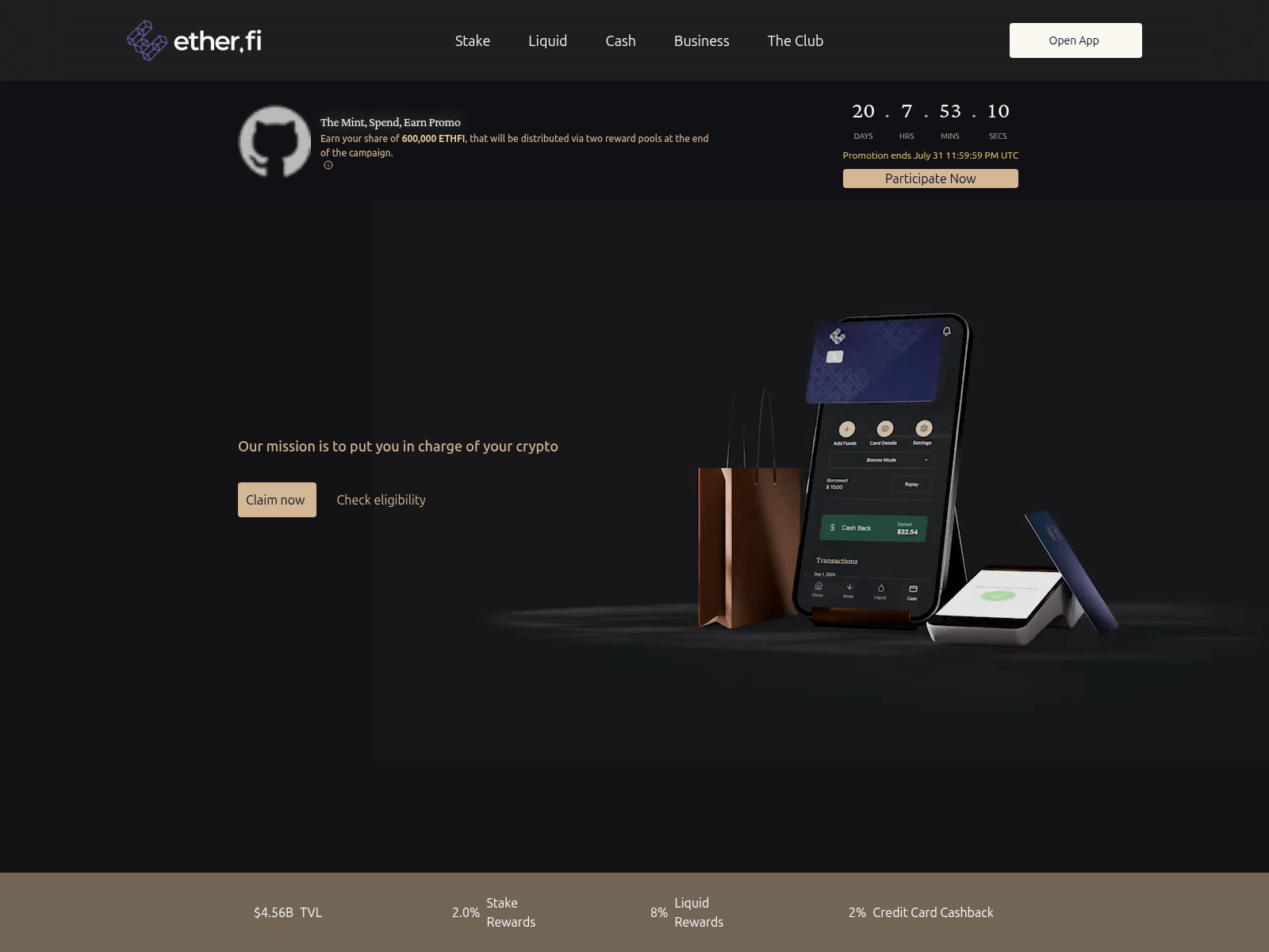 Screenshot of etherclaim.site