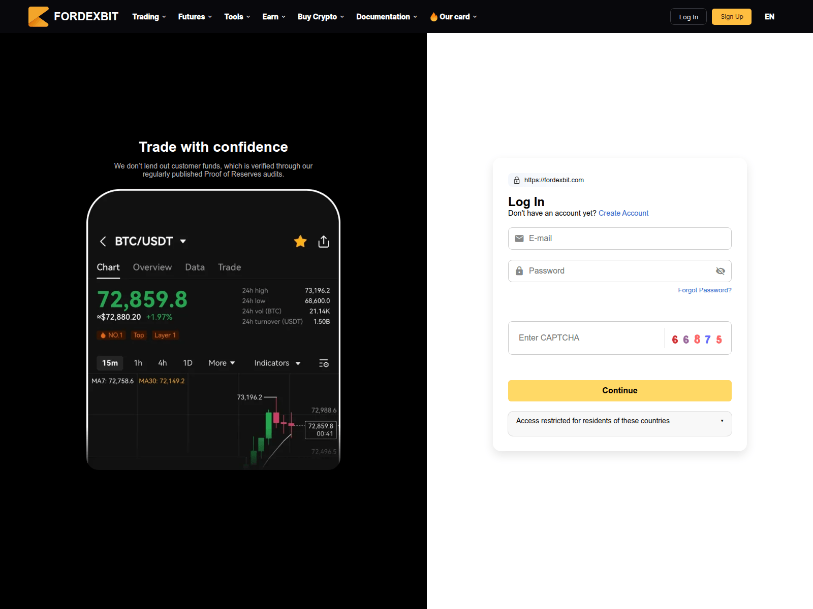 Screenshot of fordexbit.com
