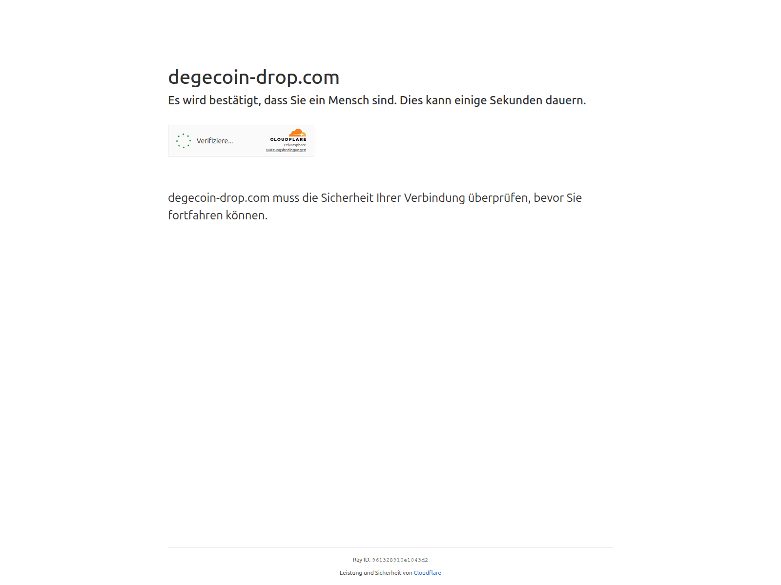 Screenshot of degecoin-drop.com