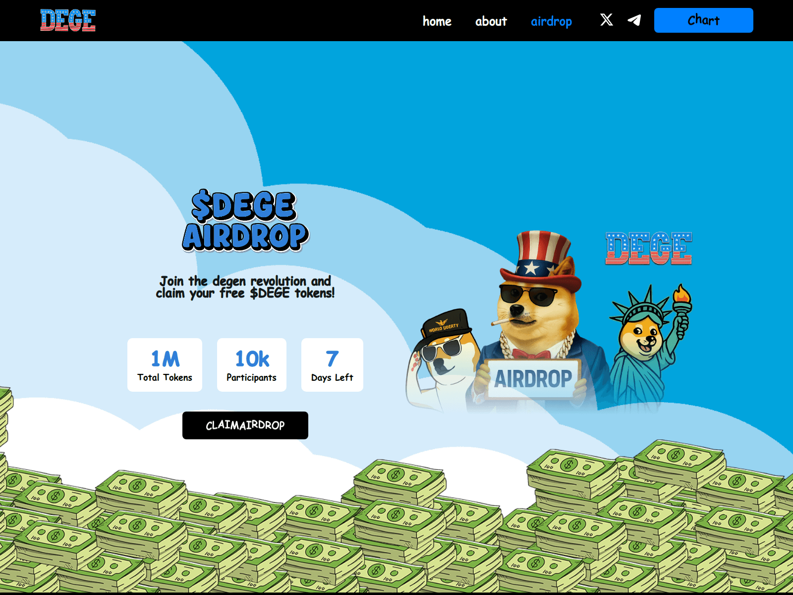 Screenshot of start-dege.io