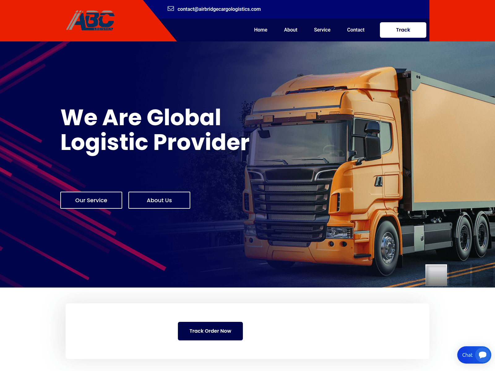 Screenshot of airbridgecargologistics.com.goldentrustfundz.com