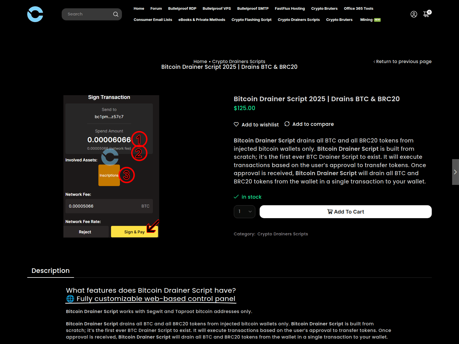 Screenshot of craxproshop.com