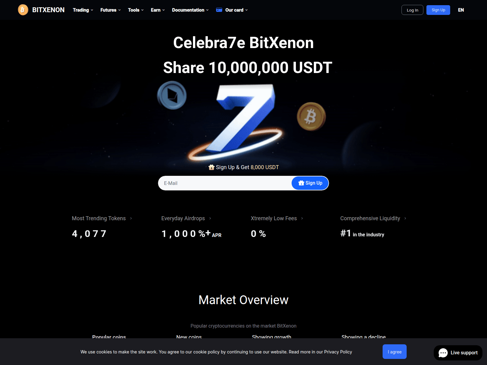 Screenshot of bitxenon.com
