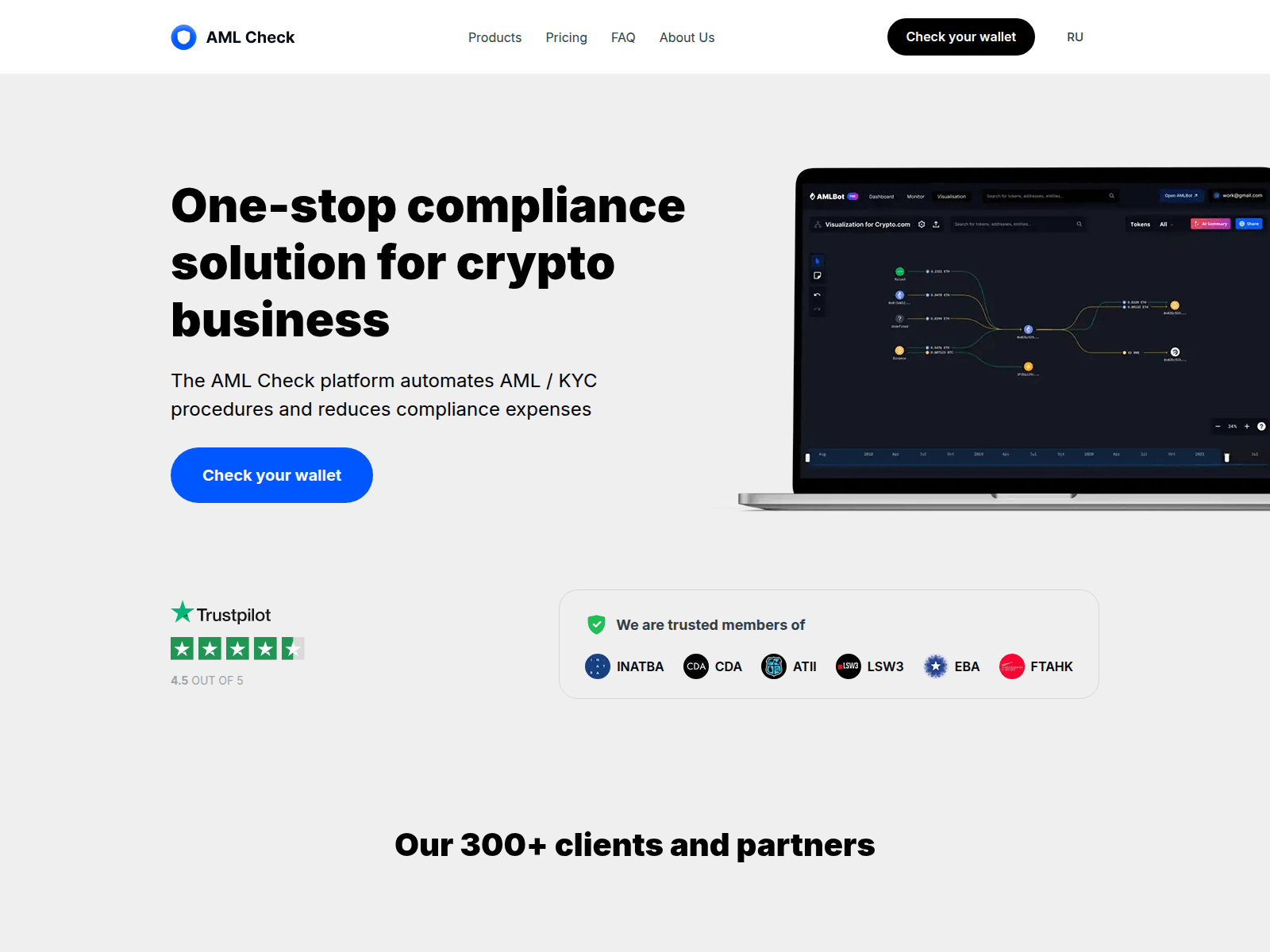 Screenshot of amlchecking.biz