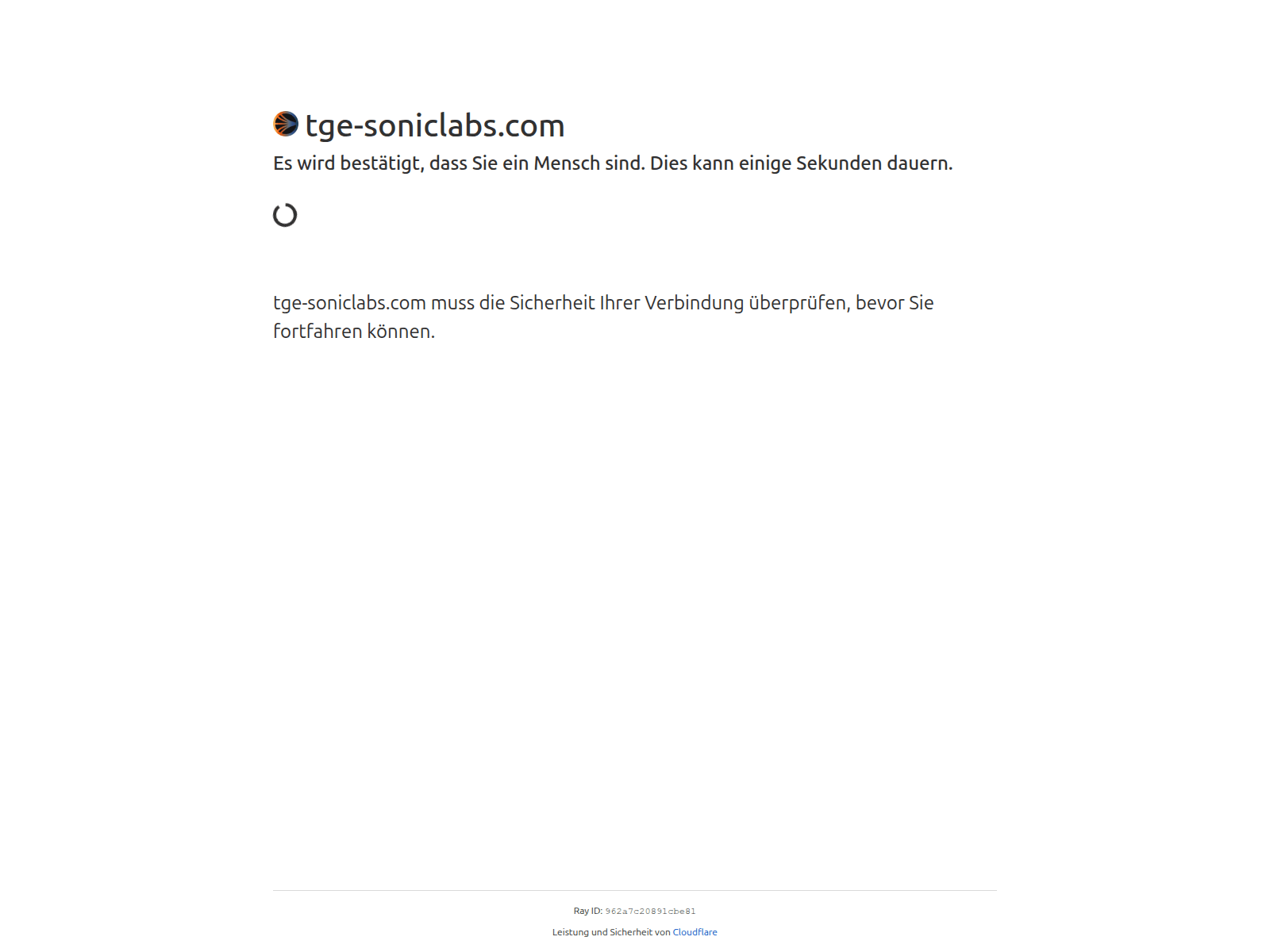 Screenshot of tge-soniclabs.com
