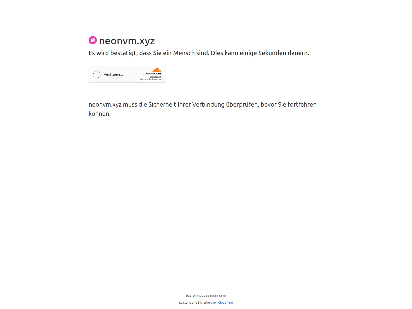 Screenshot of neonvm.xyz