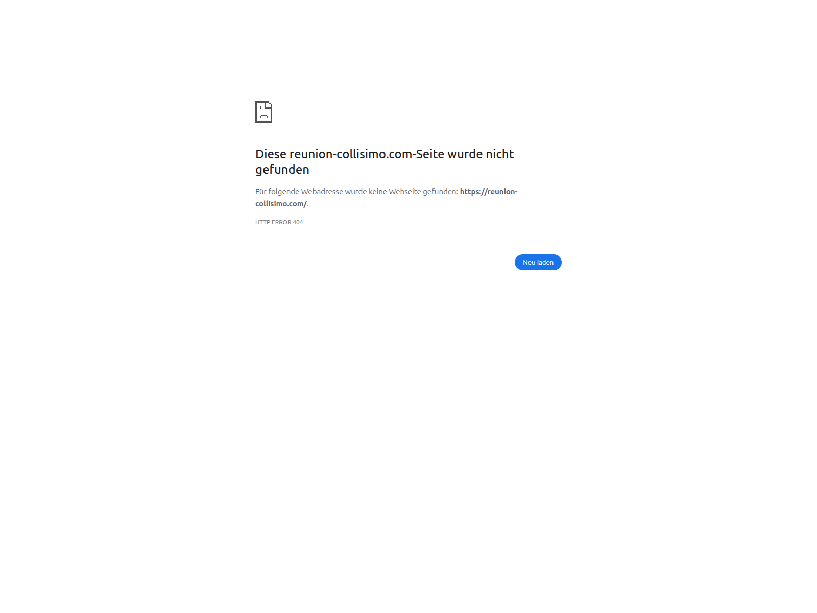 Screenshot of reunion-collisimo.com