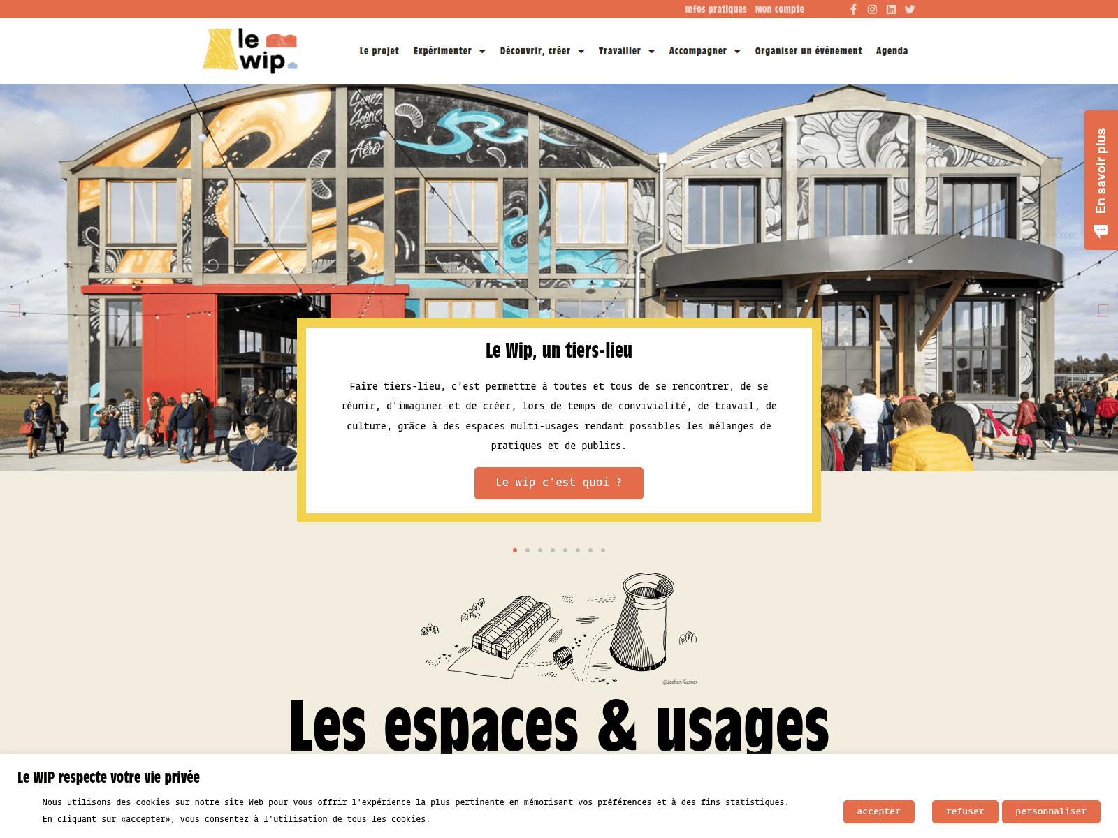 Screenshot of le-wip.com