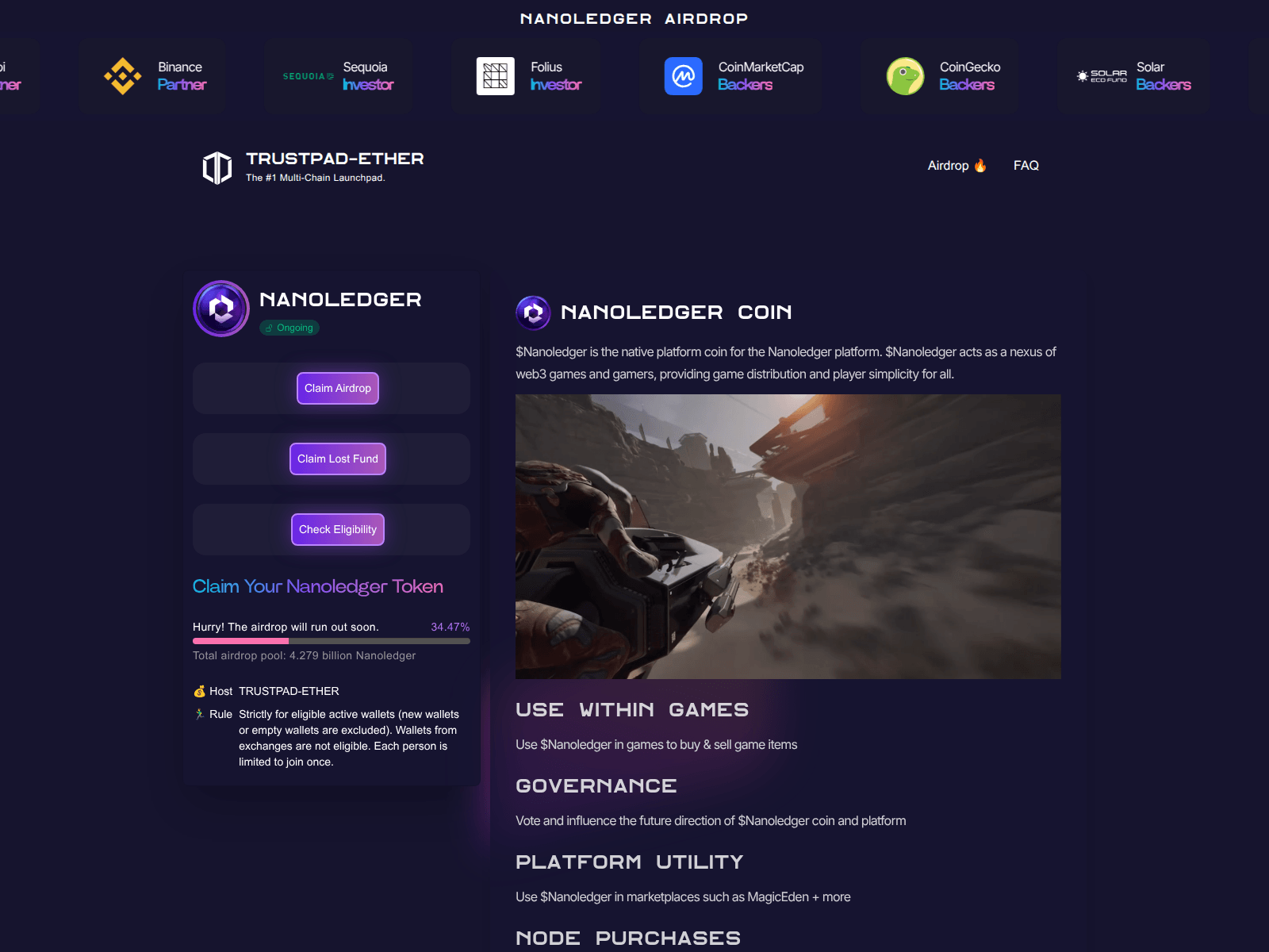Screenshot of metaklash.xyz