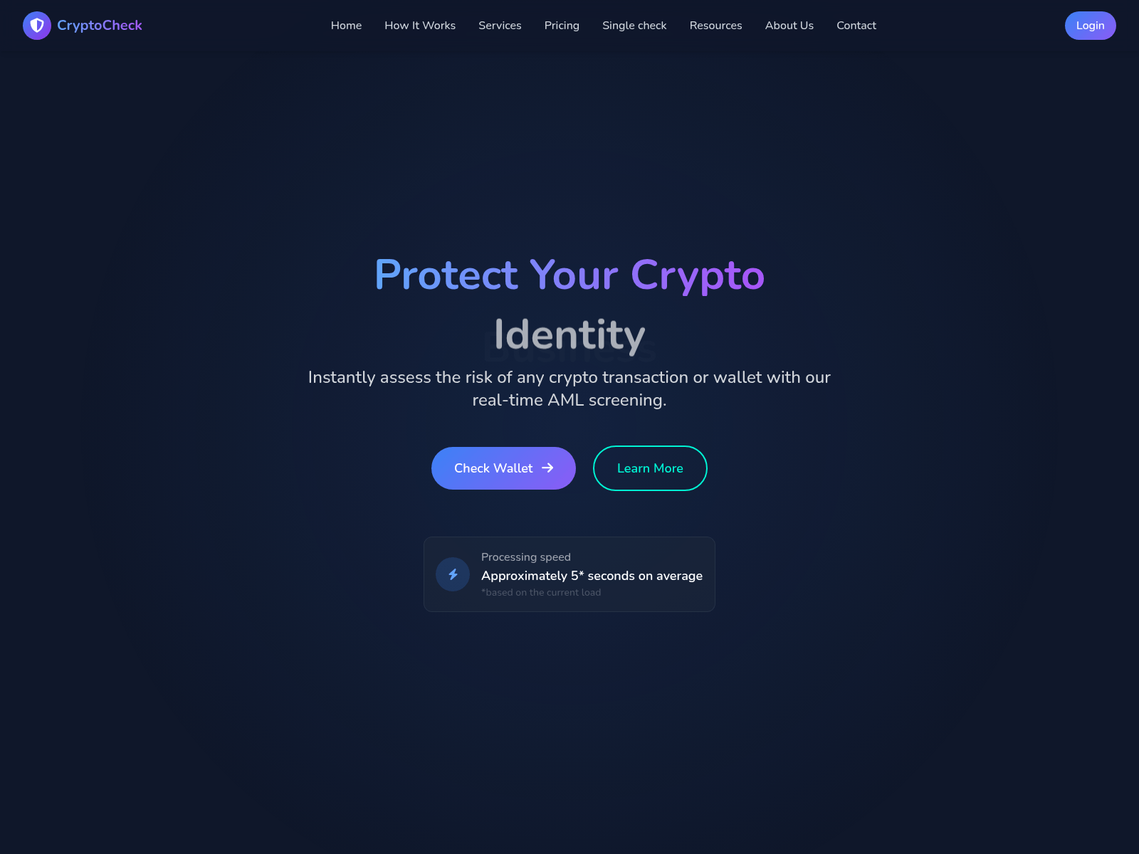 Screenshot of crypto-check.pro