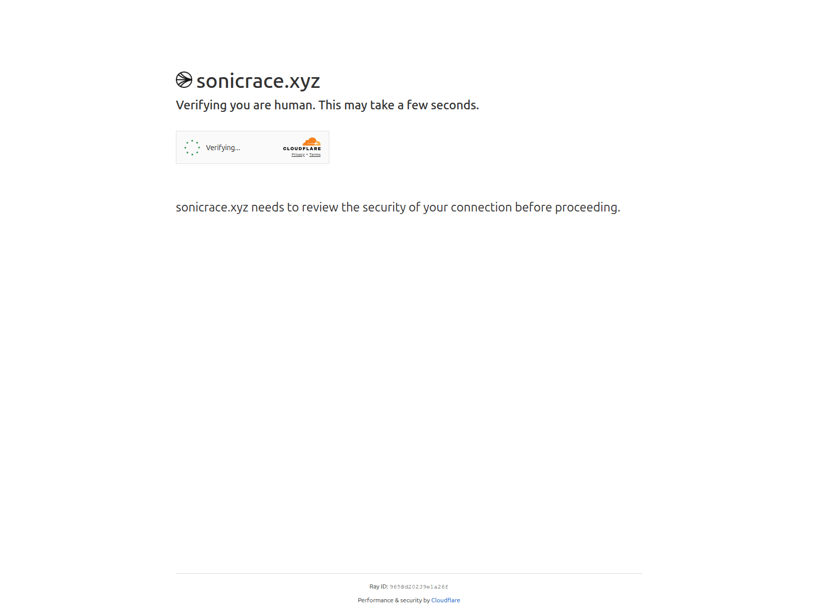 Screenshot of sonicrace.xyz