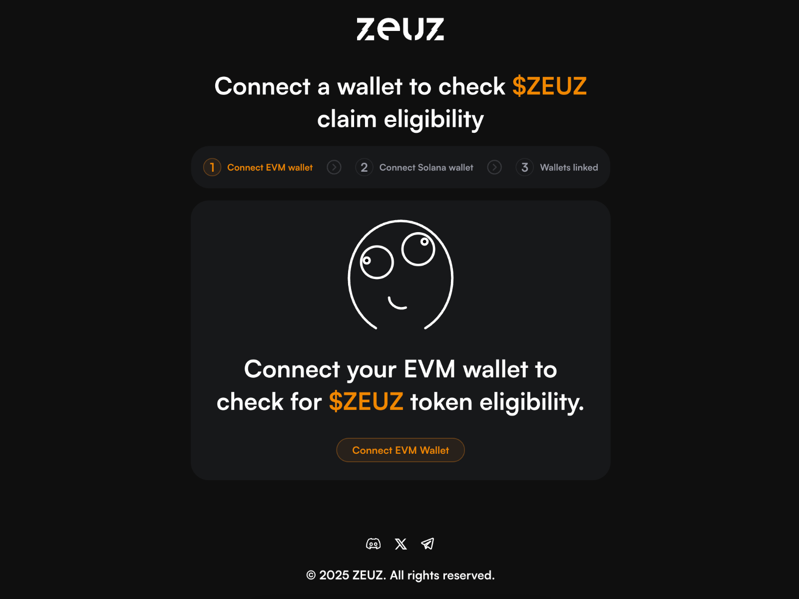 Screenshot of claimzeuz.trade