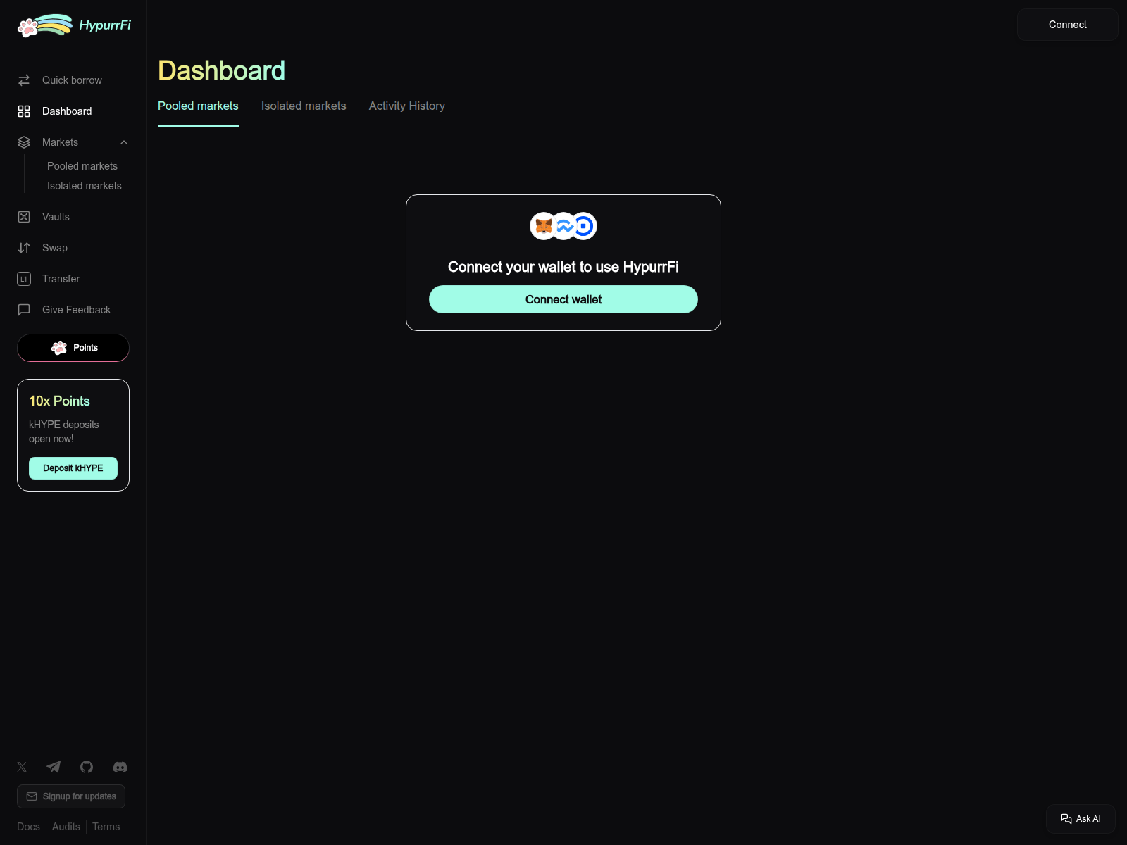 Screenshot of hypurr-fi.net