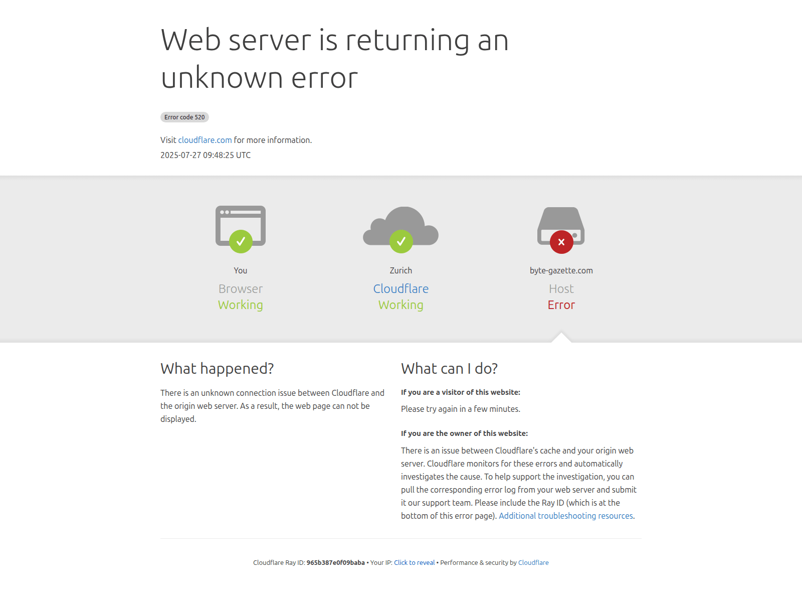 Screenshot of byte-gazette.com