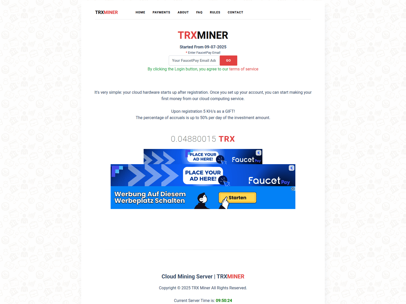 Screenshot of bitmine.top