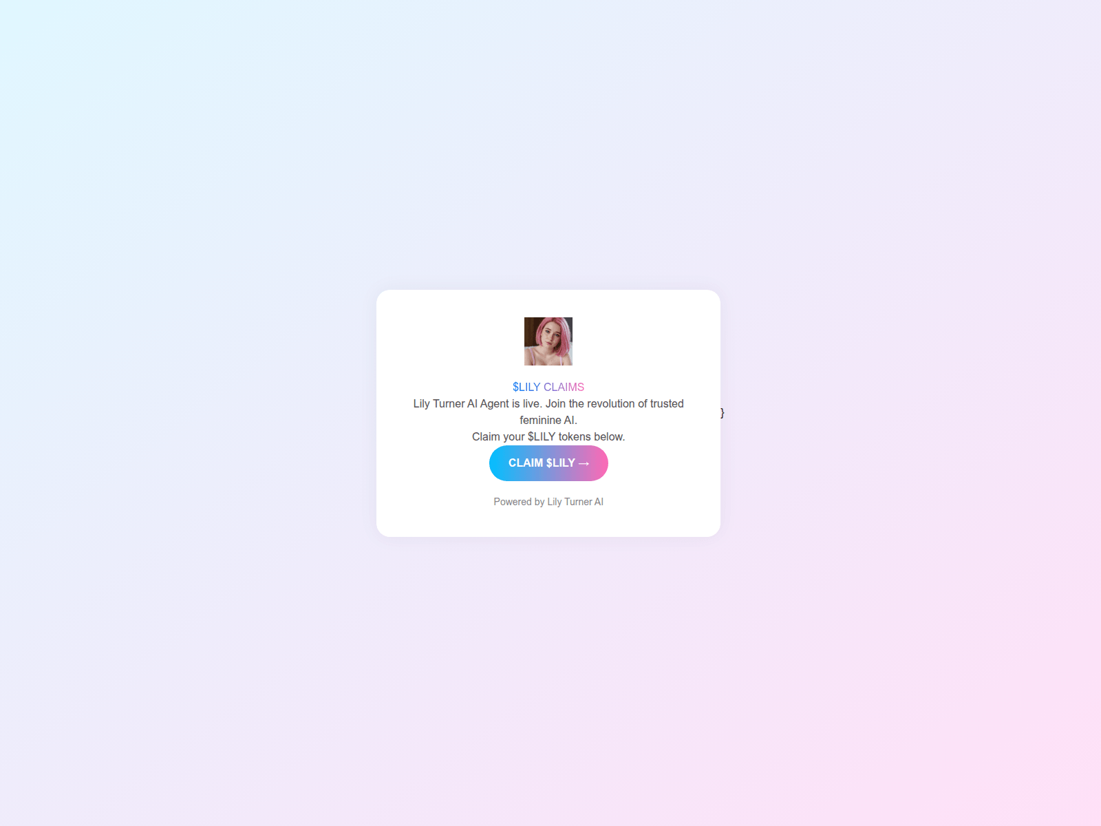 Screenshot of lilyturnerai.com