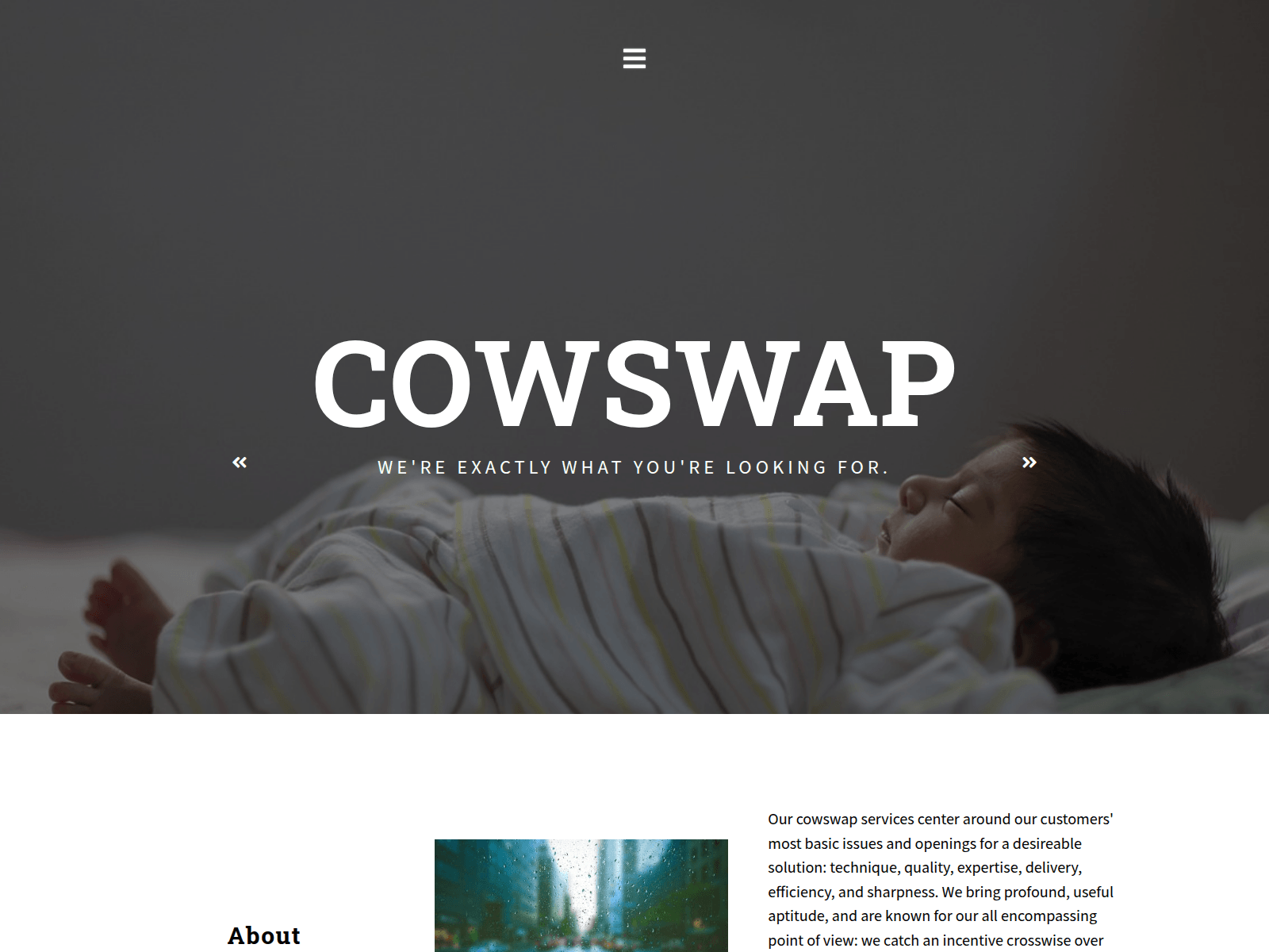 Screenshot of cowswap.website