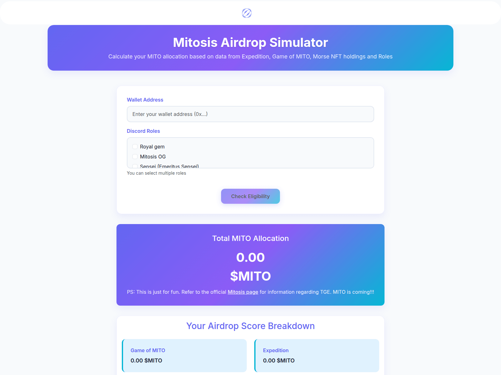 Screenshot of mitosis-checker.com