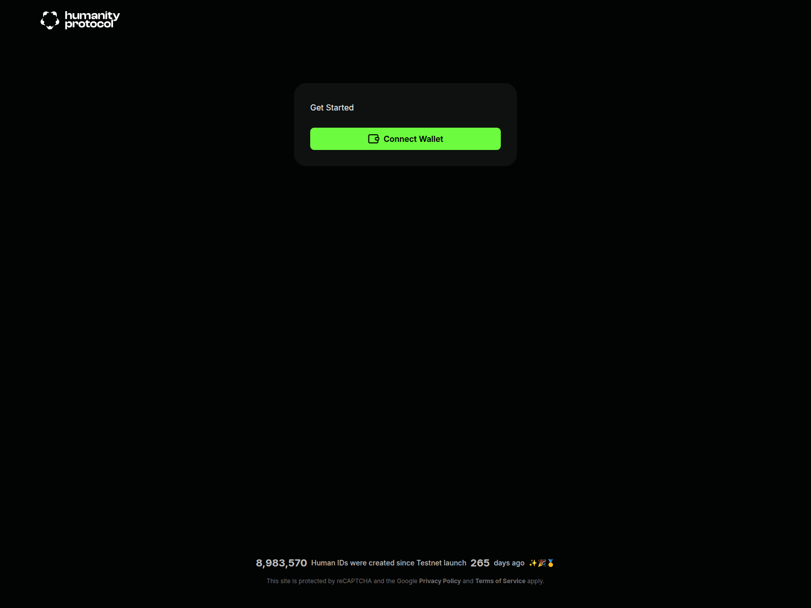 Screenshot of humanilty.com