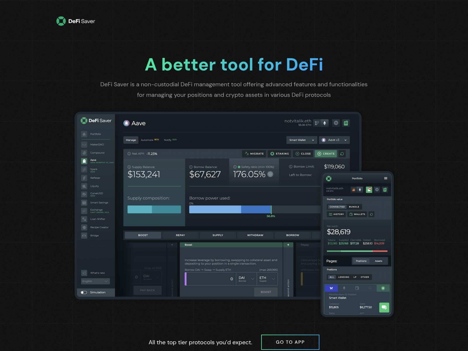 Screenshot of defilayerportal.xyz