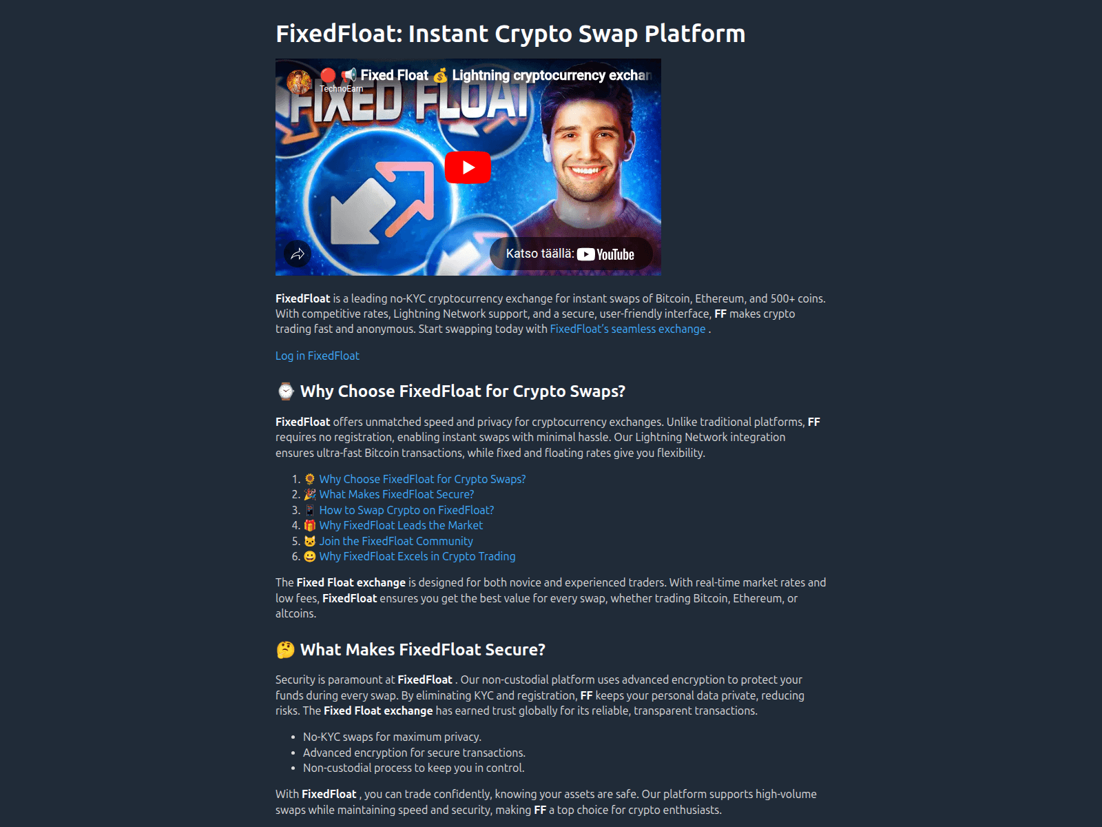 Screenshot of fixedfloatt.com