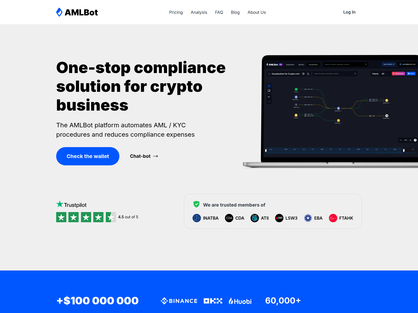Screenshot of amlcheckapp.com
