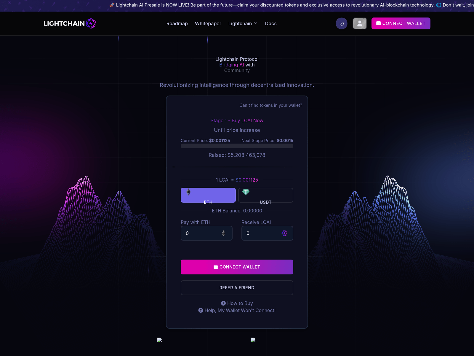 Screenshot of lightchainprotocols.com