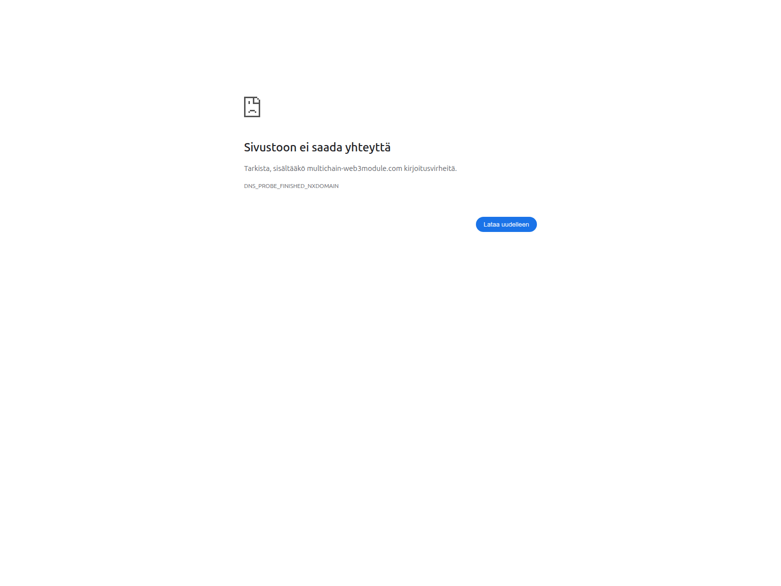 Screenshot of multichain-web3module.com