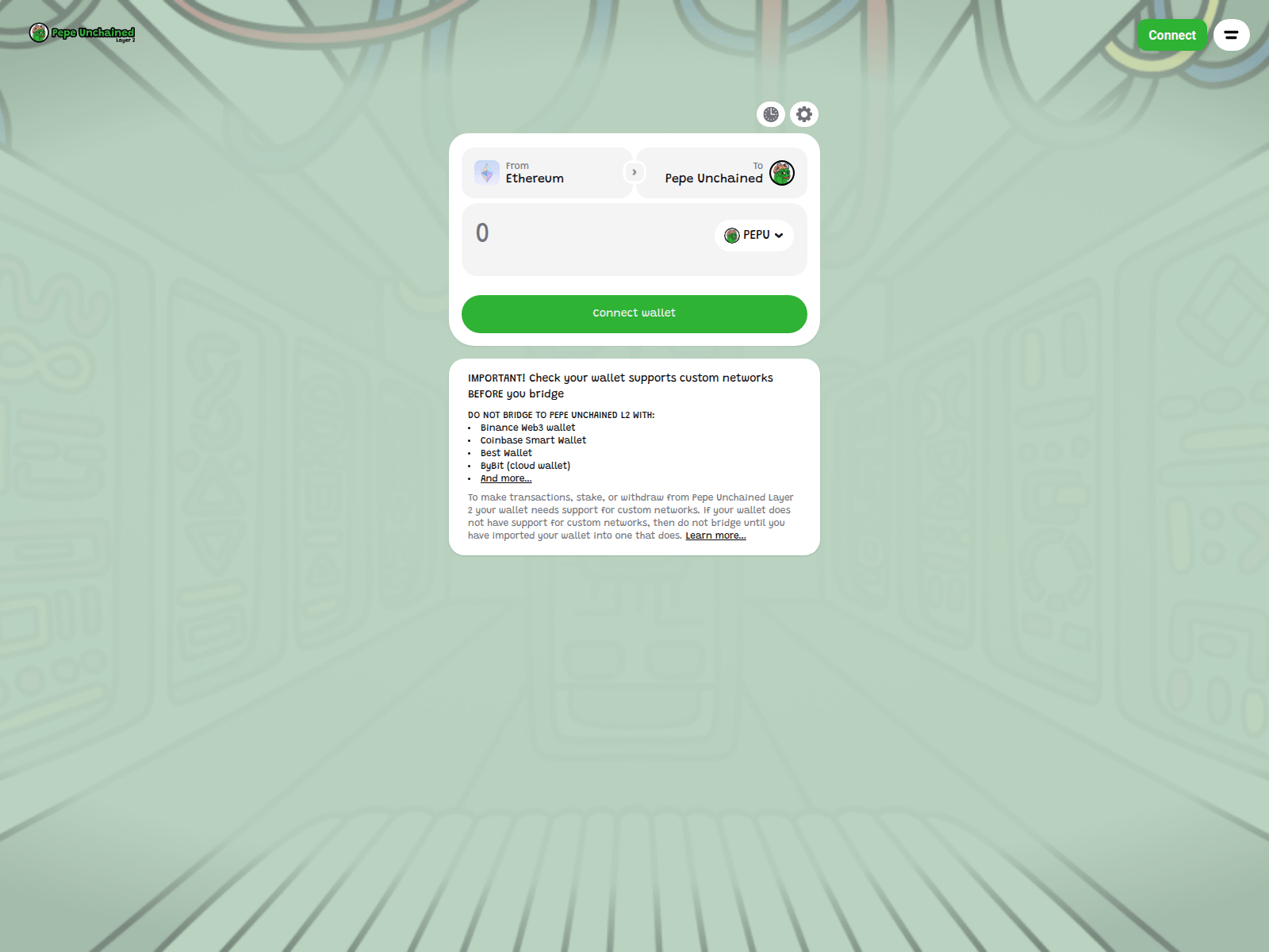Screenshot of pepubridgeapps.net