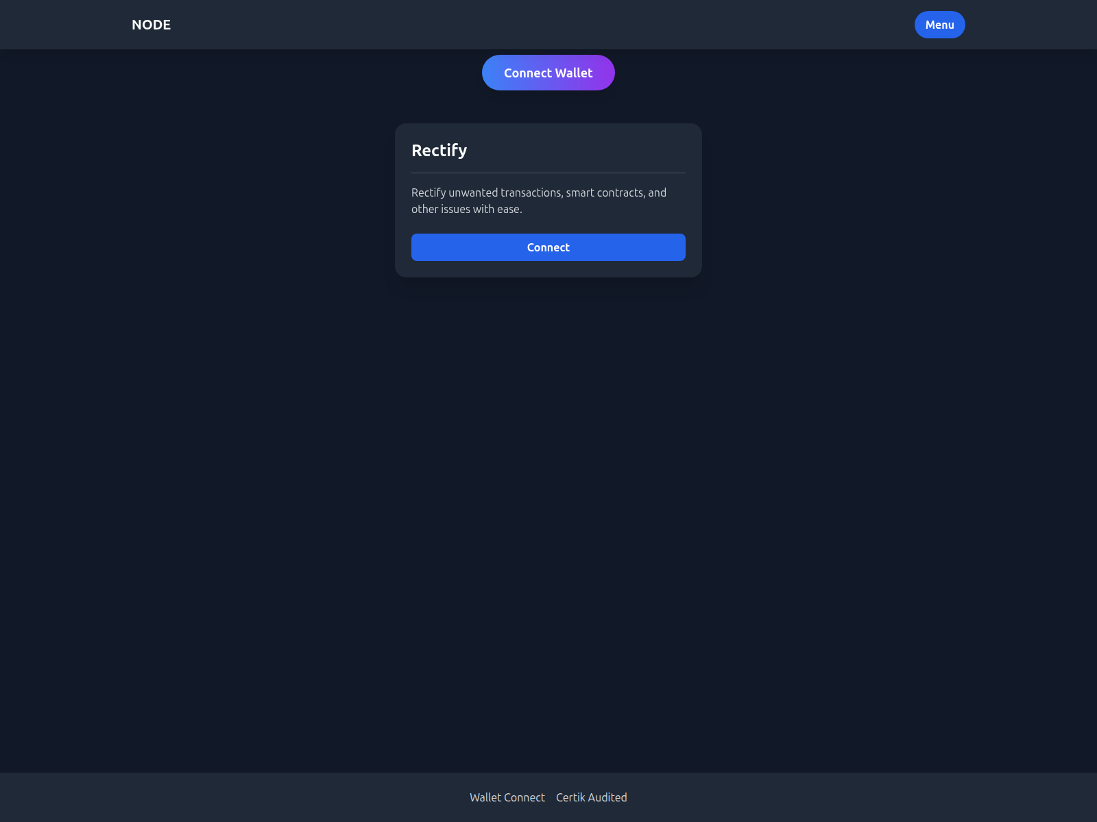 Screenshot of onchainfix.pro