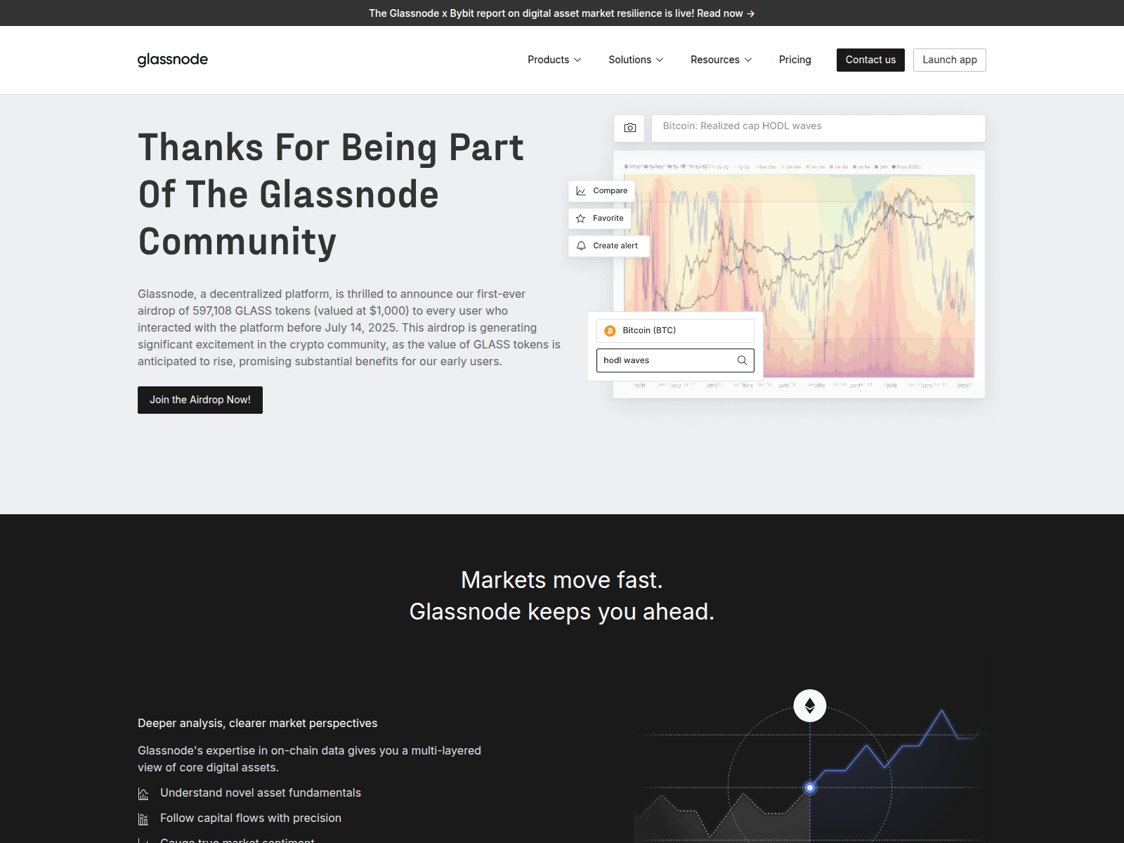 Screenshot of glassnodes.icu